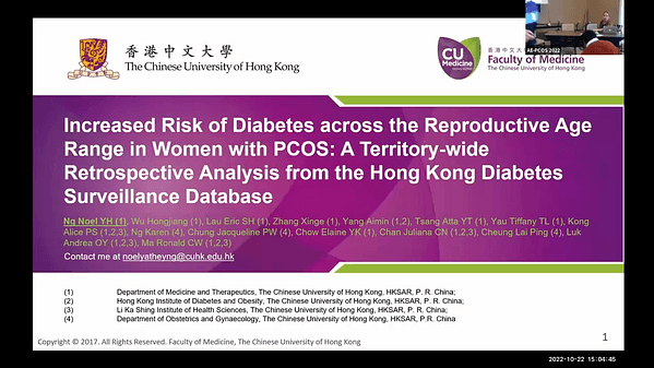 Increased risk of diabetes across the reproductive age range in women with PCOS: A territory-wide retrospective analysis from the Hong Kong diabetes surveillance database