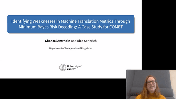 Identifying Weaknesses in Machine Translation Metrics Through Minimum Bayes Risk Decoding: A Case Study for COMET