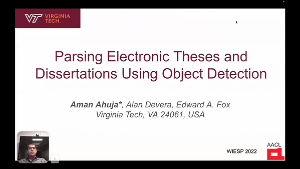 Parsing Electronic Theses and Dissertations Using Object Detection