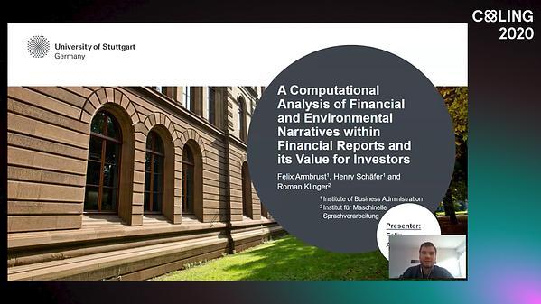 A Computational Analysis of Financial and Environmental Narratives within Financial Reports and its Value for Investors