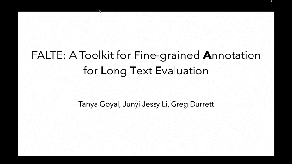 FALTE: A Toolkit for Fine-grained Annotation for Long Text Evaluation