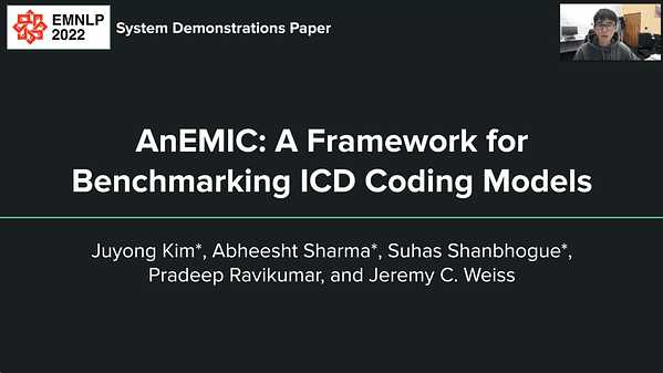 AnEMIC: A Framework for Benchmarking ICD Coding Models