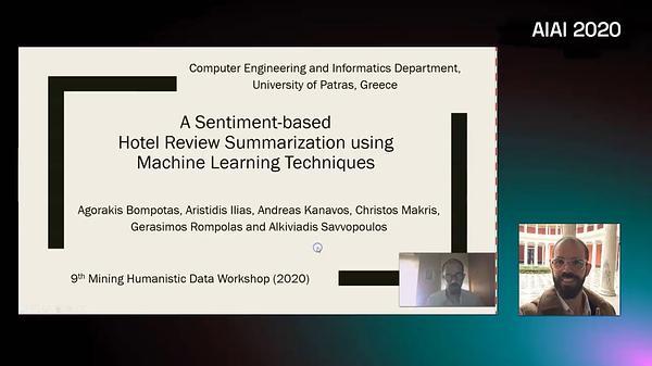 A Sentiment-based Hotel Review Summarization using Machine Learning Techniques