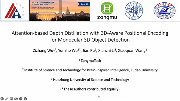 Attention-based Depth Distillation with 3D-Aware Positional Encoding for Monocular 3D Object Detection