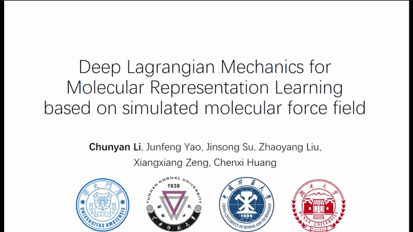 LagNet: Deep Lagrangian Mechanics for Plug-and-Play Molecular Representation Learning