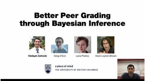 Better Peer Grading through Bayesian Inference