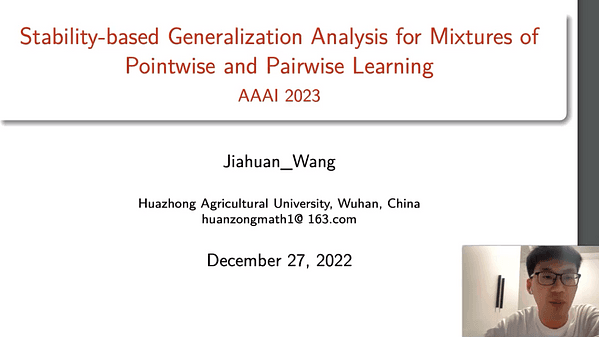 Stability-based Generalization Analysis for Mixtures of Pointwise and Pairwise Learning