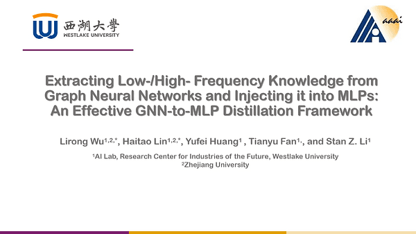 Extracting Low-/High- Frequency Knowledge from Graph Neural Networks and Injecting it into MLPs: An Effective GNN-to-MLP Distillation Framework