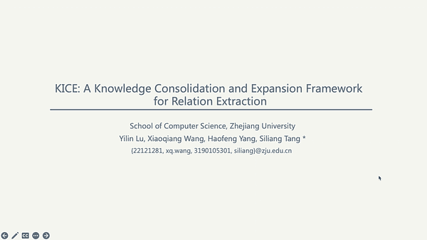 KICE: A Knowledge Consolidation and Expansion Framework for Relation Extraction