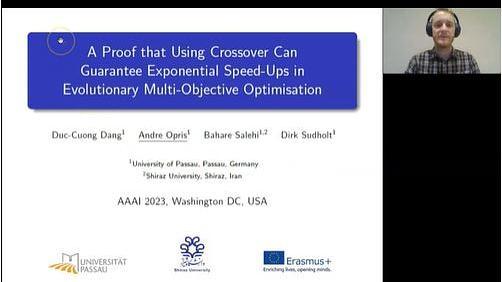 A Proof that Using Crossover Can Guarantee Exponential Speed-Ups in Evolutionary Multi-Objective Optimisation