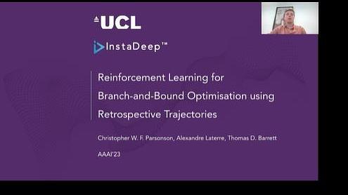 Reinforcement Learning for Branch-and-Bound Optimisation using Retrospective Trajectories