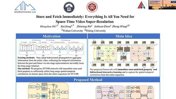 Store and Fetch Immediately: Everything Is All You Need for Space-Time Video Super-Resolution