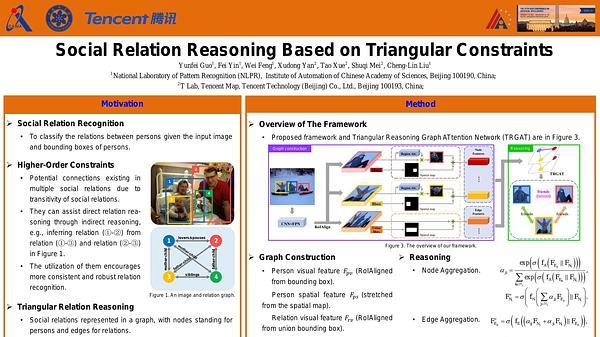 Social Relation Reasoning Based on Triangular Constraints