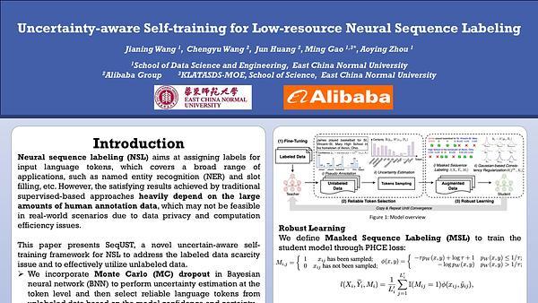 Uncertainty-aware Self-training for Low-resource Neural Sequence Labeling