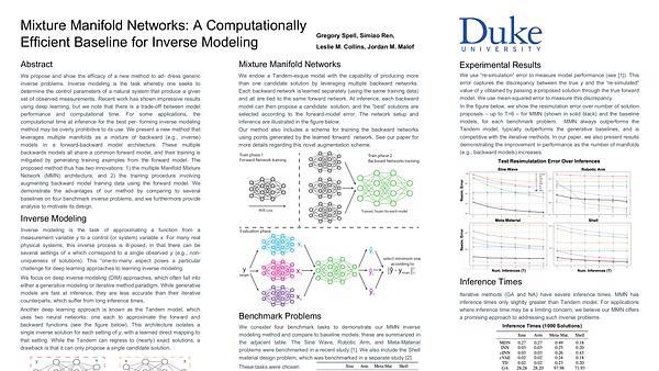 Mixture Manifold Networks: A Computationally Efficient Baseline for Inverse Modeling