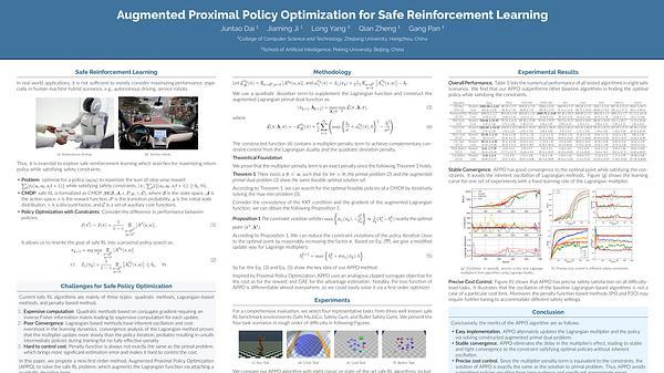 Augmented Proximal Policy Optimization for Safe Reinforcement Learning