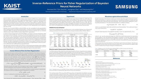 Inverse-Reference Priors for Fisher Regularization of Bayesian Neural Networks