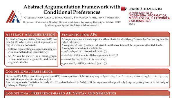 Abstract Argumentation Framework with Conditional Preferences