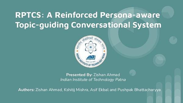 RPTCS: A Reinforced Persona-aware Topic-guiding Conversational System