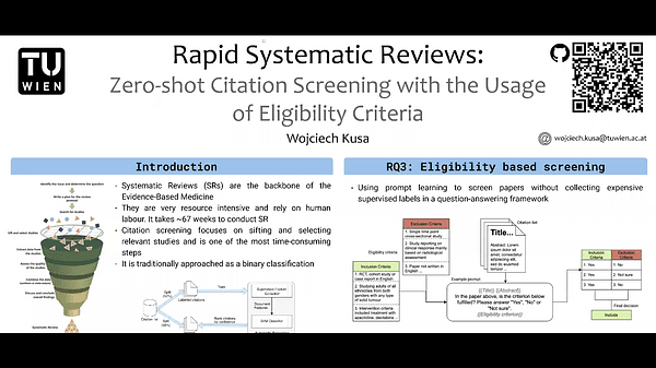 Rapid Systematic Reviews: Zero-shot Citation Screening with the Usage of Eligibility Criteria