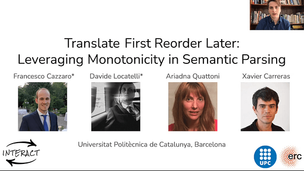 Translate First Reorder Later: Leveraging Monotonicity in Semantic Parsing