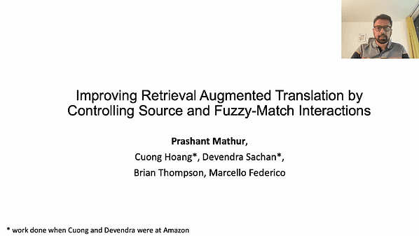 Improving Retrieval Augmented Neural Machine Translation by Controlling Source and Fuzzy-Match Interactions