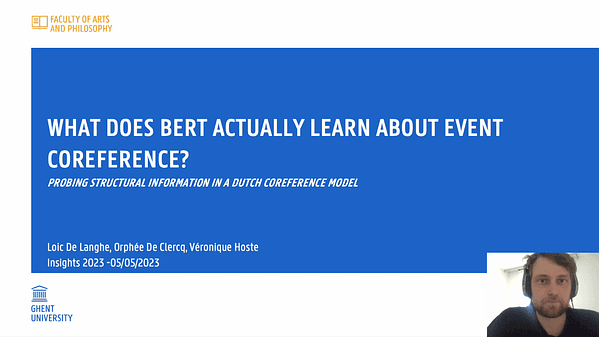 What Does BERT actually Learn about Event Coreference? Probing Structural Information in a Fine-Tuned Dutch Language Model