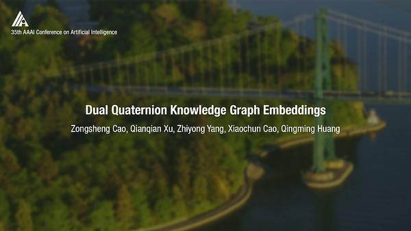 Dual Quaternion Knowledge Graph Embeddings