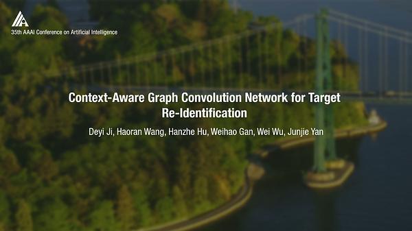 Context-Aware Graph Convolution Network for Target Re-Identification