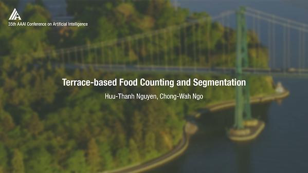 Terrace-Based Food Counting and Segmentation