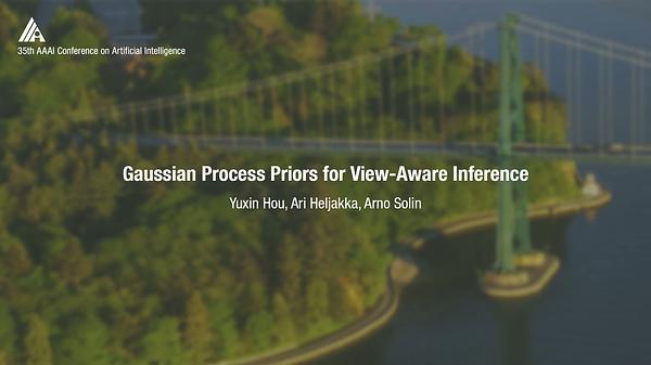 Gaussian Process Priors for View-Aware Inference