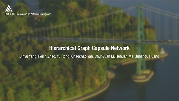Hierarchical Graph Capsule Network
