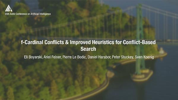 f-Aware Conflict Prioritization & Improved Heuristics for Conflict-Based Search