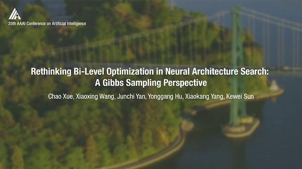 Rethinking Bi-Level Optimization in Neural Architecture Search: A Gibbs Sampling Perspective