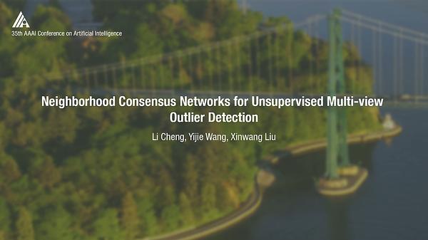 Neighborhood Consensus Networks for Unsupervised Multi-View Outlier Detection