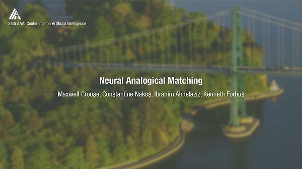 Neural Analogical Matching
