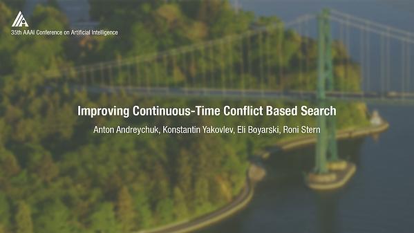 Improving Continuous-Time Conflict Based Search