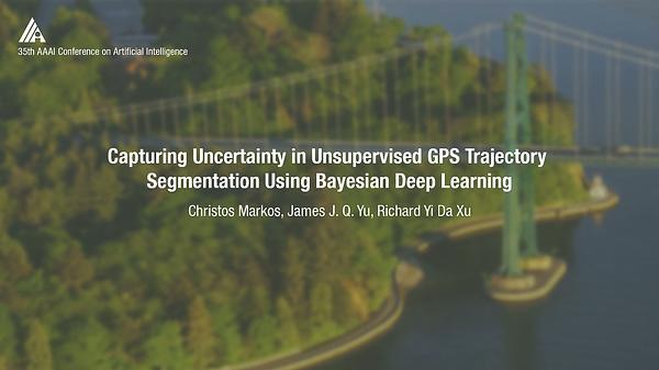 Capturing Uncertainty in Unsupervised GPS Trajectory Segmentation Using Bayesian Deep Learning