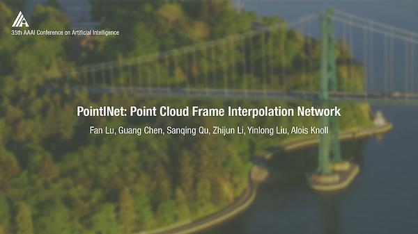 PointINet: Point Cloud Frame Interpolation Network