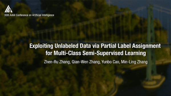 Exploiting Unlabeled Data via Partial Label Assignment for Multi-Class Semi-Supervised Learning