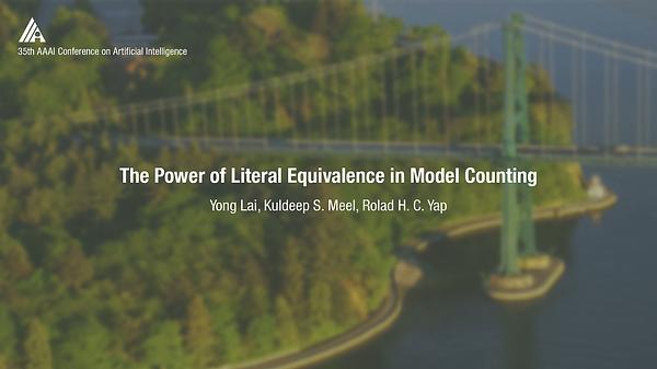 The Power of Literal Equivalence in Model Counting