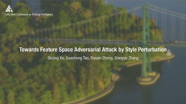 Towards Feature Space Adversarial Attack by Style Perturbation