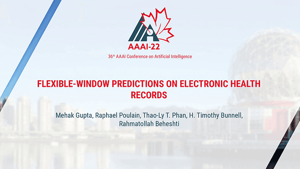 Flexible-Window Predictions on Electronic Health Records