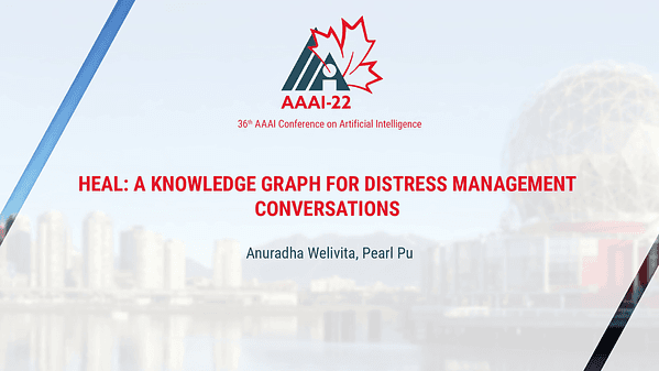 HEAL: A Knowledge Graph for Distress Management Conversations
