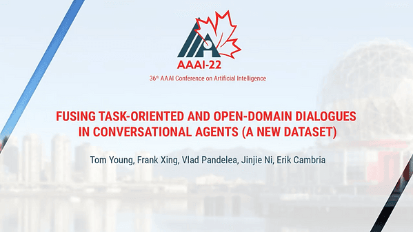 Fusing task-oriented and open-domain dialogues in conversational agents