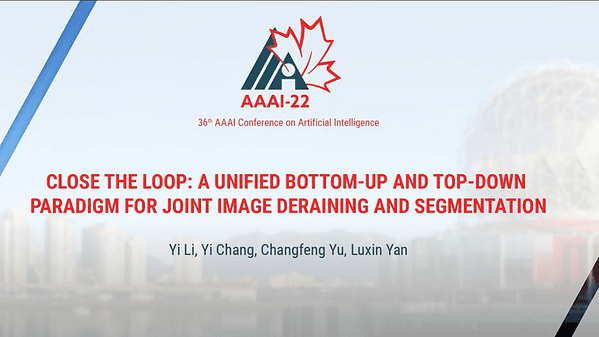 Close the Loop: A Unified Bottom-up and Top-down Paradigm for Joint Image Deraining and Segmentation