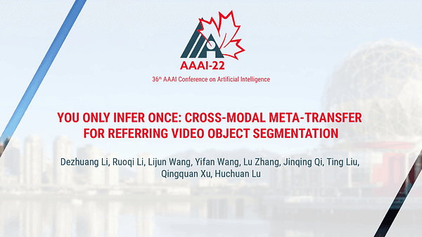 You Only Infer Once: Cross-Modal Meta-Transfer for Referring Video Object Segmentation