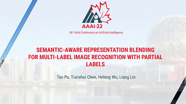 Semantic-Aware Representation Blending for Multi-Label Image Recognition with Partial Labels