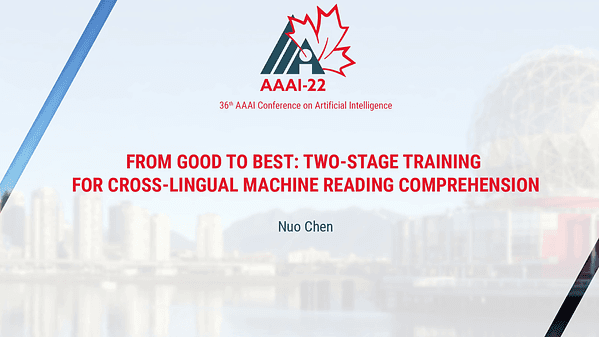 From Good to Best: Two-Stage Training for Cross-Lingual Machine Reading Comprehension
