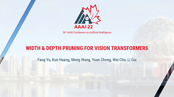 Width & Depth Pruning for Vision Transformers